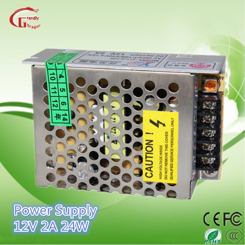 Power Supply 24W 12V 2A Ce RoHS Approved