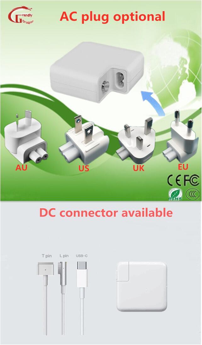 61W USB-C AC DC Power Adapter Charger Switching Power Supply for MacBook PRO 13"(图4)